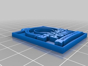ballast point trousseau de clés L'impression 3d 3d print model - Mito3D