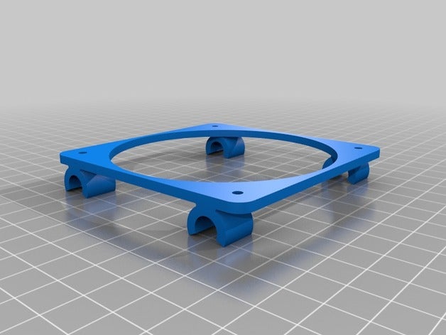 fan bağlar rostock'ta 3d yazıcı aksesuarları soğutma delta lowstock 3D print model - Mito3D