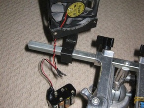panavise 80mm fan holder soldering electronics station 3d print model - Mito3D