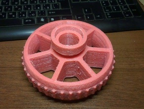 hangglider wheels aeros round speedbar 3d print model - Mito3D