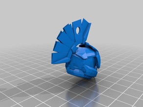 helm saint kask Anahtarlık kader c reddit wıp 3d print model - Mito3D