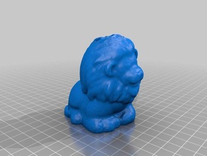 scan lion scans & replicas makerbotdigitizer 3d print model - Mito3D