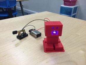 kirby's festive creeper nightlight engineering minecraft figures night light 3d print model - Mito3D