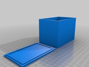 box 100x65x70 containers customized 3d print model - Mito3D