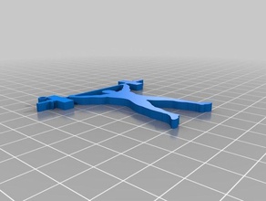 atleta Anahtarlık vücut geliştirme portachiavi 3d print model - Mito3D