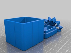 giftbox & tinkerbox containers box christmas fun gift love presents 3d print model - Mito3D