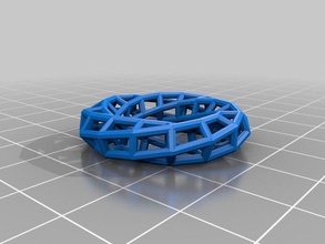 telaio aperto anello di cosa moda personalizzato 3d print model - Mito3D