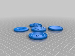 buttons accessories clothing fashion 3d print model - Mito3D