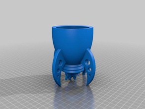 rocket cup kitchen & dining mug 3d print model - Mito3D