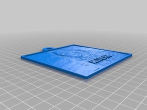 maribel 2 Arte en 2d personalizado 3d print model - Mito3D