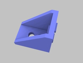 extrusion bracket gusset 26018 inventables diy 3d print model - Mito3D