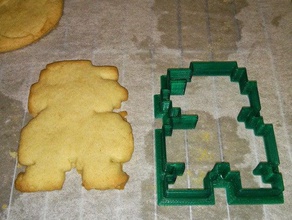 super mario bros cookie cutter 3d timbro cucina & sala da pranzo nes nintendo video gioco 3d print model - Mito3D