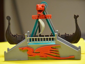 dragón del mar paseo juegos y juguetes el parque de diversiones 3d print model - Mito3D