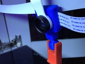 robo3d Kamerahalterung Bett 3d Drucker Zubehör raspberrypi raspberrypi-Kamera robo 3d print model - Mito3D