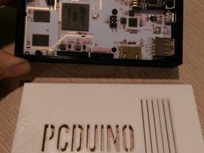 pcduino lite caso A impressão 3d arduino eletrônica embarcada 3d print model - Mito3D