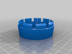 rota wheel center cap car centre mag 3d print model - Mito3D