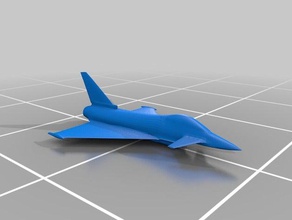 eurofighter typhoon araç uçak hava 3d print model - Mito3D