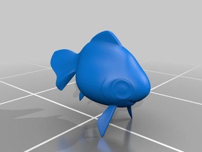 Fische gold-Fisch + Hai 3d-Drucker Teile Fisch zodiac 3d print model - Mito3D