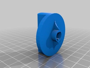 fiat siena ventilador botón de la automoción 3d print model - Mito3D