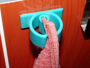 towel horse organization abs bathroom kitchen reprap 3d print model - Mito3D