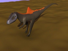 concavenator animaux du crétacé dinosaure jurassic 3d print model - Mito3D