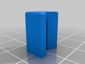 10x8x15 retangular de botão pressão peças substituição personalizado 3d print model - Mito3D