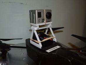 ar drone 20 montar a gopro hd hero 2 rc veículos 3d print model - Mito3D