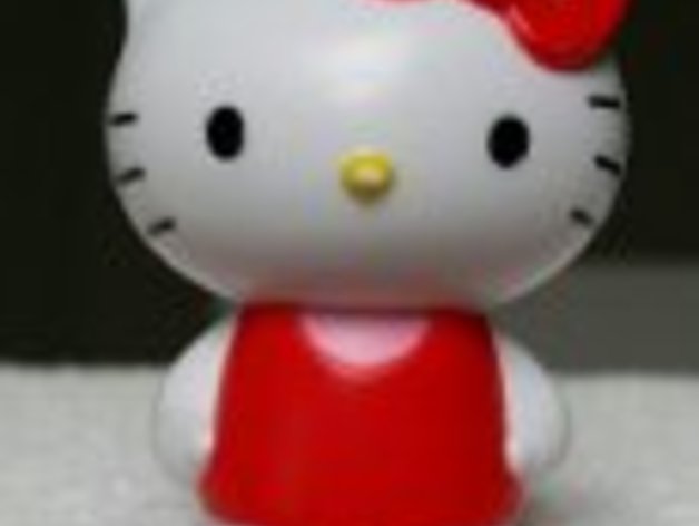 hello kitty creatures figurine toy toys 3D print model - Mito3D