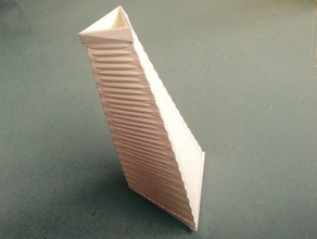 torcida do triângulo vaso livre microsoft 3d modelo de serviço reparo metamorfo shapeshifterio 3d print model - Mito3D