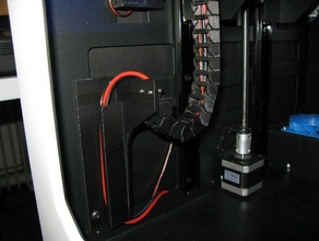 ein weiterer bq witbox beheizten Bett-Kabel-Kette montiert 3d-Drucker Teile Kabel-Kette cab 3d print model - Mito3D