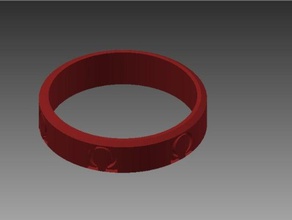 omega-ring, Größe 11 Ringe Schmuck omega 3d print model - Mito3D