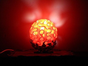 coral lamp household lampshade light lighting protonik shade 3d print model - Mito3D