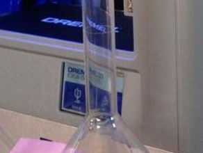 volumétrica do frasco com rolha de 1l biologia 3d print model - Mito3D