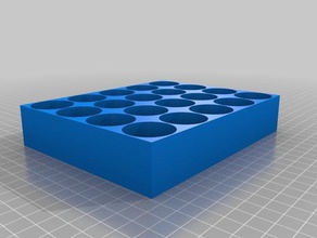 il mio personalizzato riempire vassoio organizzazione su misura 3d print model - Mito3D