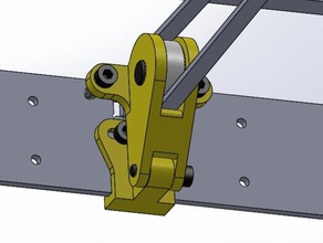 i3 aço eixo y cinto tensiones Impressora 3d de peças p3steel 3d print model - Mito3D
