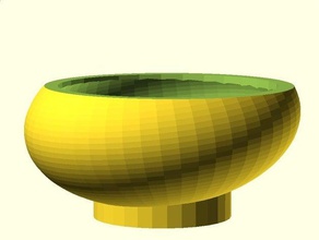 offset bowl otros openscad 3d print model - Mito3D