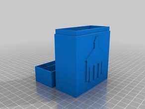 lenfest centro de cartão casos office personalizado wandl wl 3d print model - Mito3D