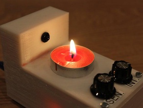flame controlled midi controller audio 3d candle case fire keyboard music print printable 3d print model - Mito3D