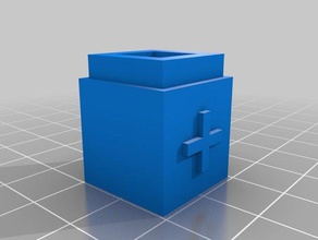 math block - plus 3d print model - Mito3D