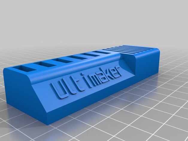 personalizado ultimaker memoria usb sd titular de la tarjeta equipo 3D print model - Mito3D