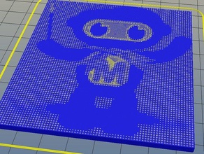 sihirli robot resim alanında ikili 2d sanat çift dualstrusion ekstruzyon 3d print model - Mito3D