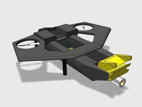 og jet copter robotics 3d print model - Mito3D