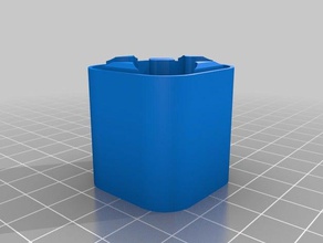 my customized 4 x aa battery case bottom containers 3d print model - Mito3D