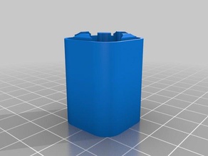 my customized 4 x aaa battery case bottom containers 3d print model - Mito3D
