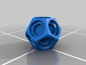 doedecahedron dodekaeder math art platonic solid platonischer krper 3d print model - Mito3D