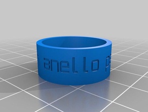 my customized ring 115 rings 3d print model - Mito3D