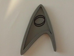 star trek spock e distintivo segni loghi enterprise 3d print model - Mito3D