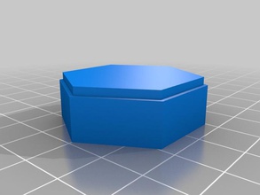 apilable hexagonal pieza del juego otros 3d openscad juguete 3d print model - Mito3D