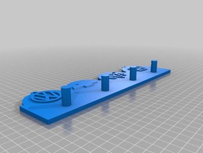 meine angepassten Schlüssel Aufhänger customizer - Organisation kundengebundene 3d print model - Mito3D