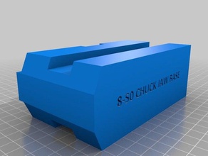 chuck mascella base 8-50 di ingegneria del disegno tecnico 3d print model - Mito3D